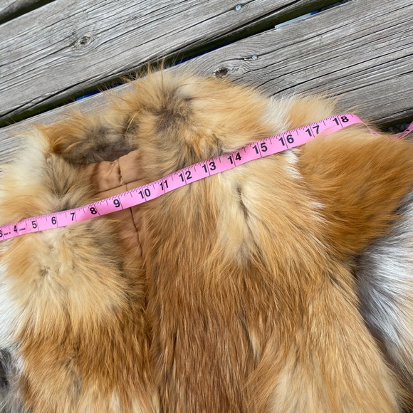 Genuine Natural Fox Fur Coat By Greta Bast | Measurements In Description - Picture 6 of 10